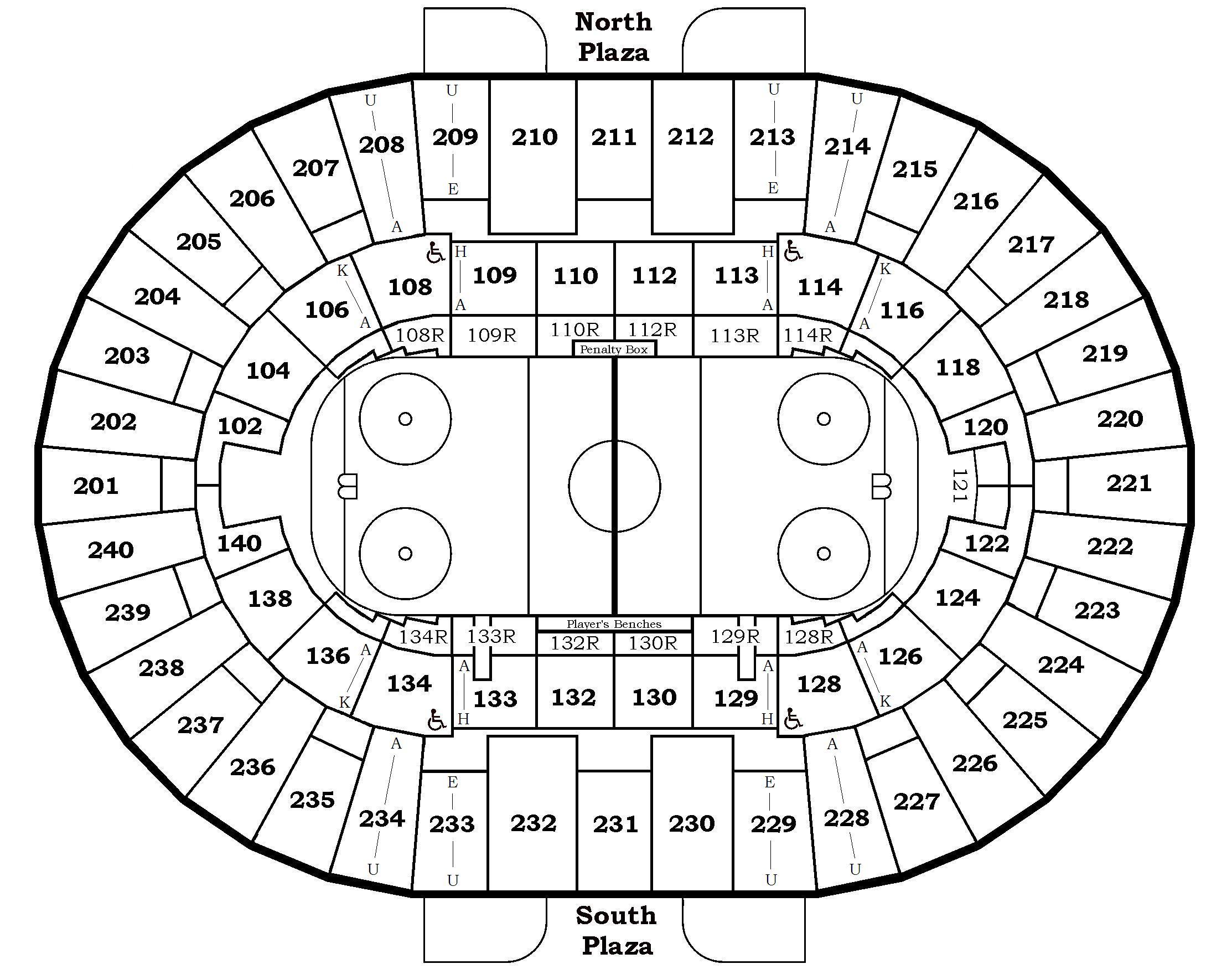 Seating Charts North Charleston Coliseum & Performing Arts Center